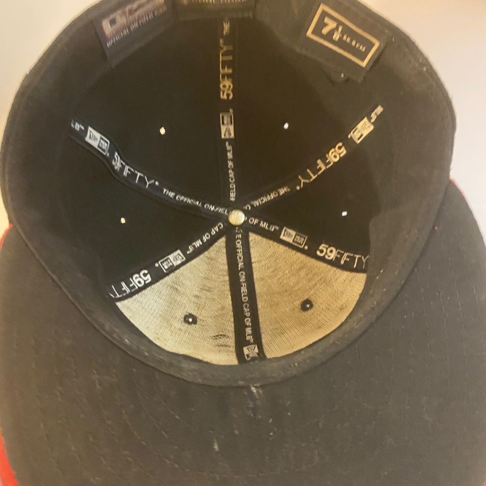 MLB hat size 7 1/8 Reds baseball cap - Picture 3 of 8